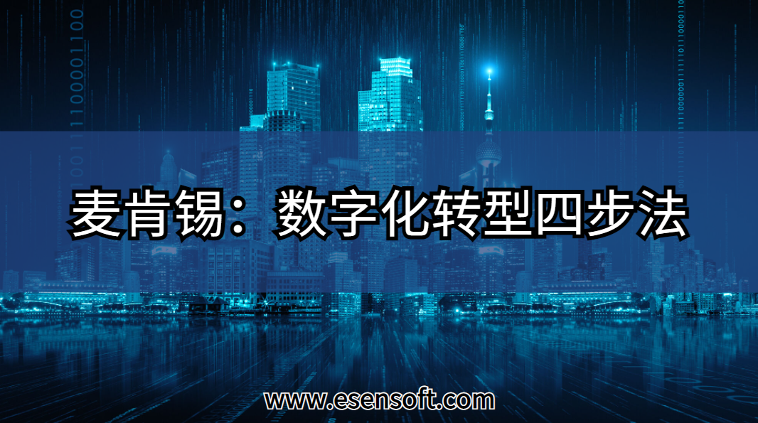 麦肯锡：数字化转型四步法